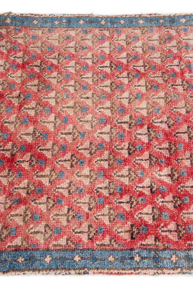 2' 5 x 6' 8 Hand Knotted Ultra Vintage Persian Wool Runner Rug