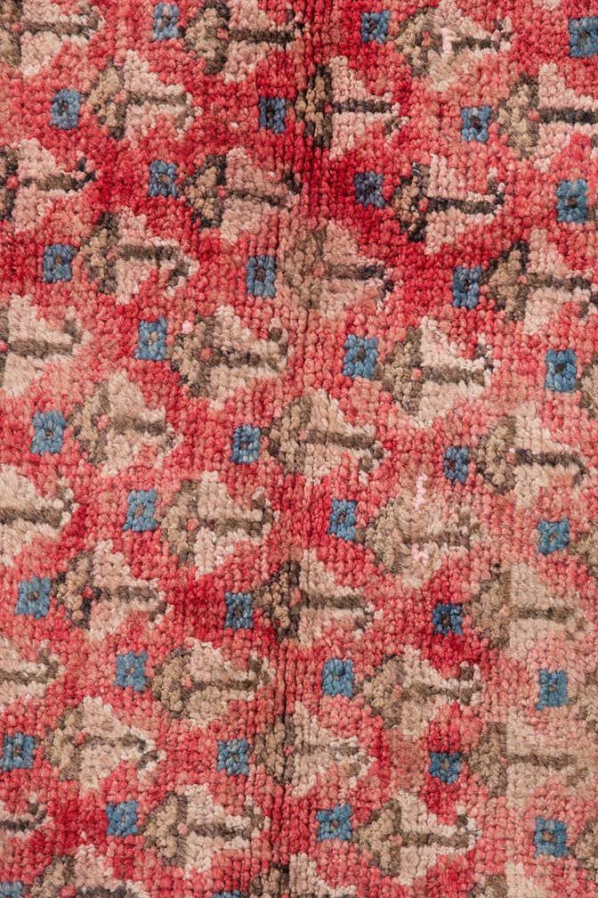 2' 5 x 6' 8 Hand Knotted Ultra Vintage Persian Wool Runner Rug