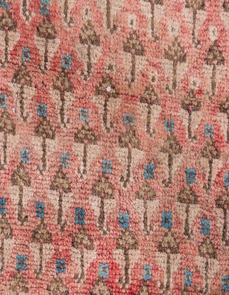 Detail image of 2' 5 x 6' 8  Hand Knotted Ultra Vintage Persian Wool Runner Rug