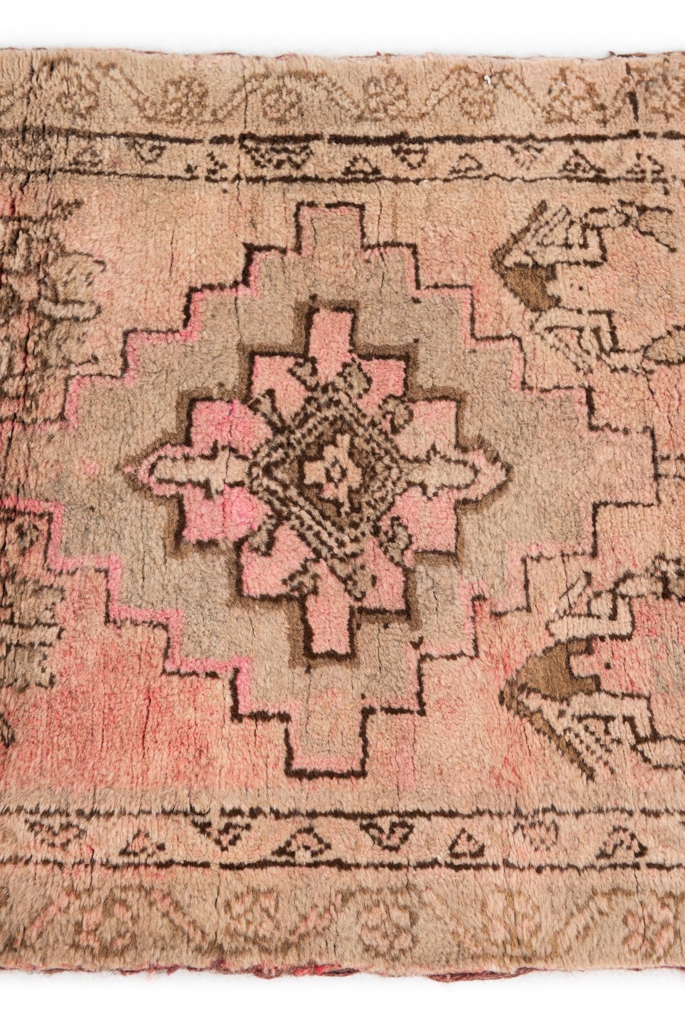 2' 3 x 7' 2 Hand Knotted Ultra Vintage Persian Wool Runner Rug