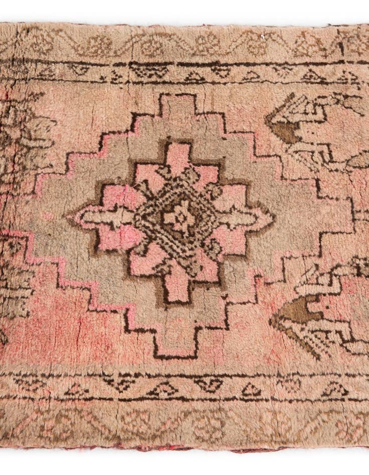 Detail image of 2' 3 x 7' 2  Hand Knotted Ultra Vintage Persian Wool Runner Rug