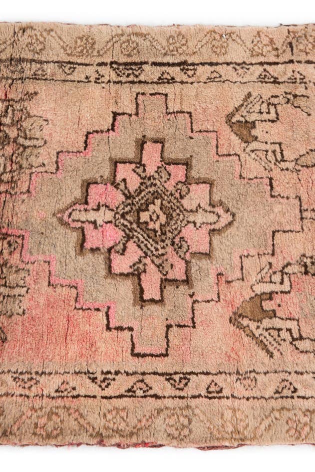 Detail image of 2' 3 x 7' 2 Hand Knotted Ultra Vintage Persian Wool Runner Rug