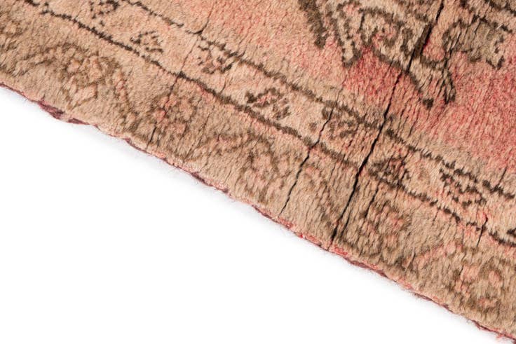 Detail image of 2' 3 x 7' 2 Hand Knotted Ultra Vintage Persian Wool Runner Rug