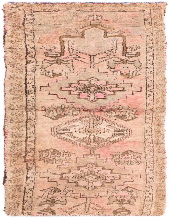 Detail image of 2' 3 x 7' 2 Hand Knotted Ultra Vintage Persian Wool Runner Rug