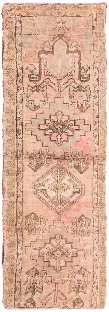 2' 3 x 7' 2 Hand Knotted Ultra Vintage Persian Wool Runner Rug