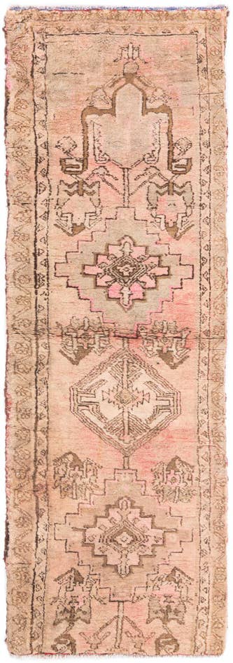 Detail image of 2' 3 x 7' 2 Hand Knotted Ultra Vintage Persian Wool Runner Rug