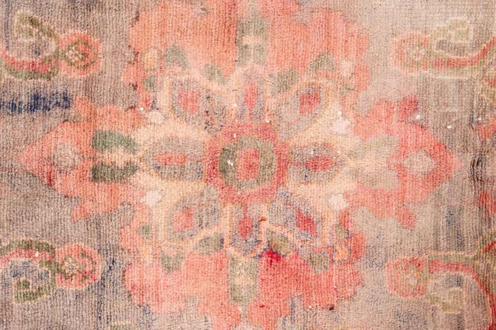 4' 1 x 9' 8 Hand Knotted Ultra Vintage Persian Wool Runner Rug