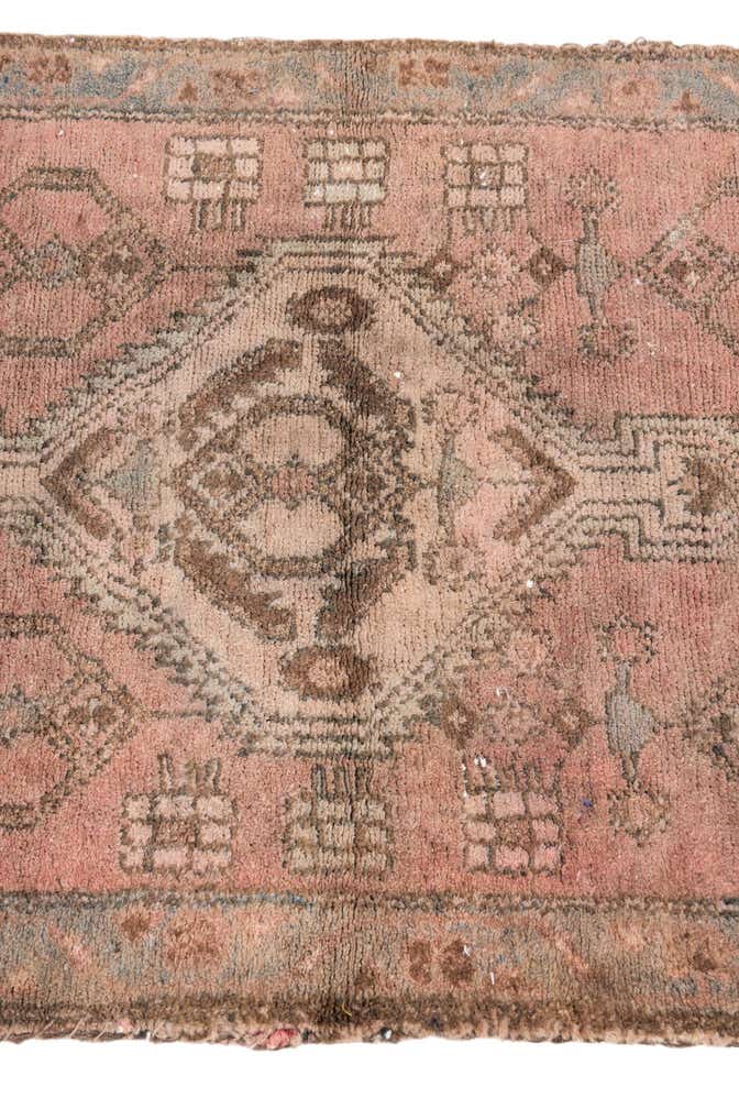 70cm x 310cm anudado a mano Ultra Vintage Alfombra Persa Lana Pasillera
