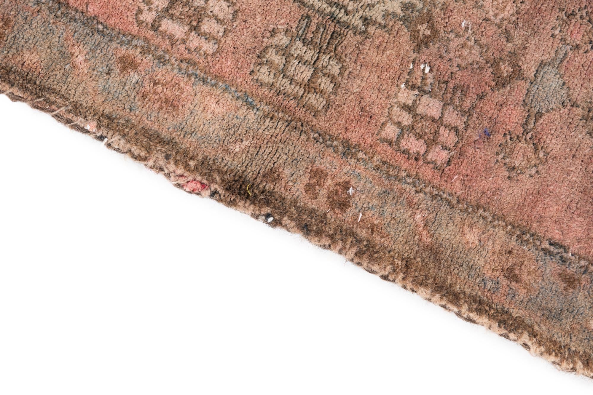70cm x 310cm anudado a mano Ultra Vintage Alfombra Persa Lana Pasillera