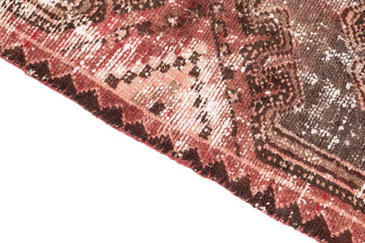 2' 10 x 9' 6 Hand Knotted Ultra Vintage Persian Wool Runner Rug