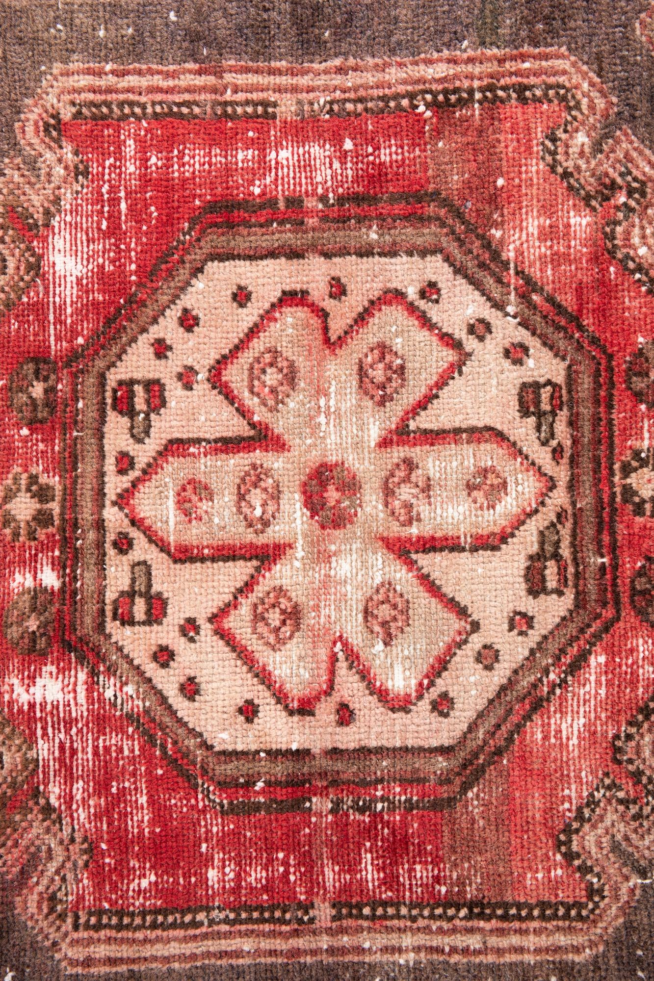 2' 10 x 9' 6 Hand Knotted Ultra Vintage Persian Wool Runner Rug