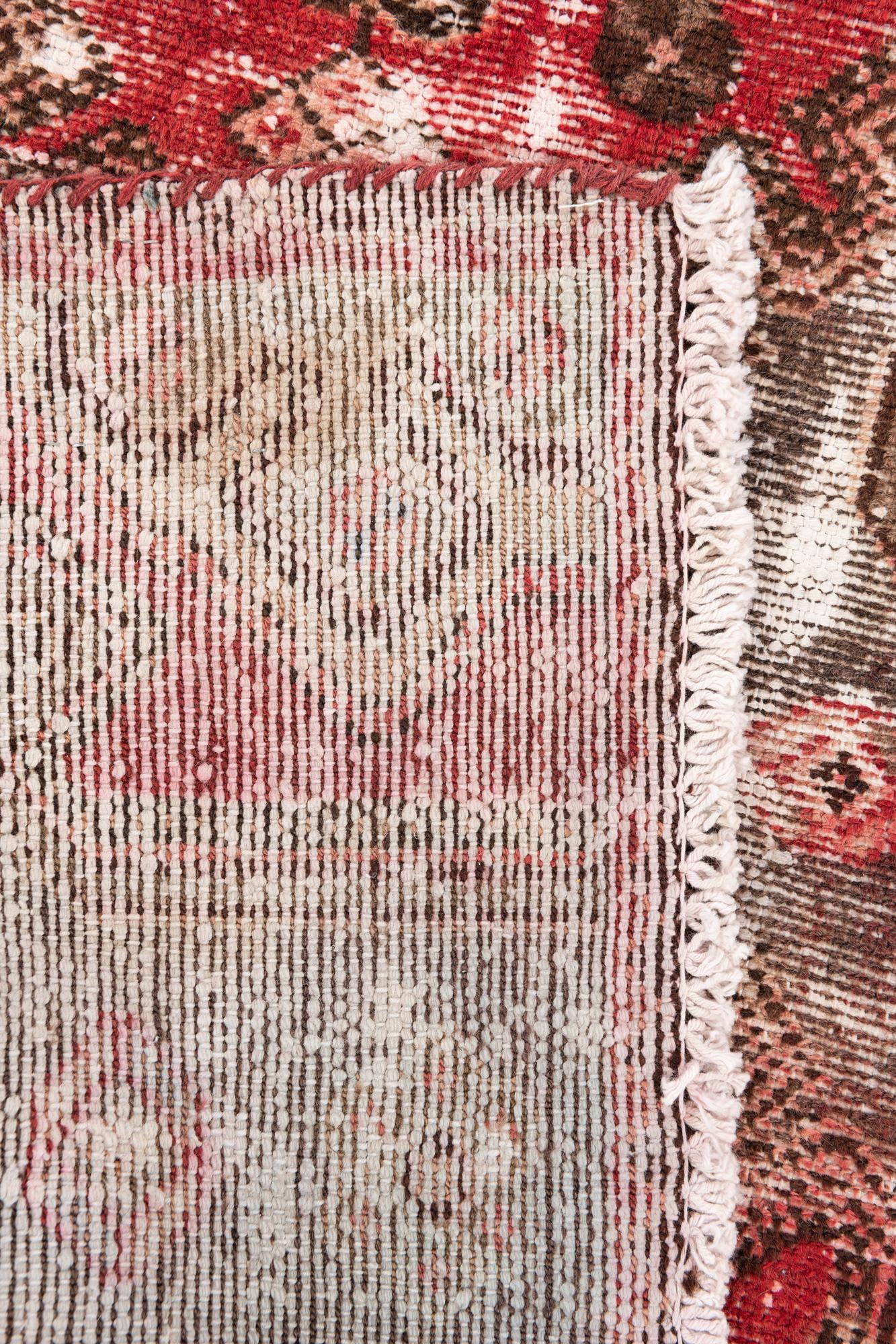 2' 10 x 9' 6 Hand Knotted Ultra Vintage Persian Wool Runner Rug