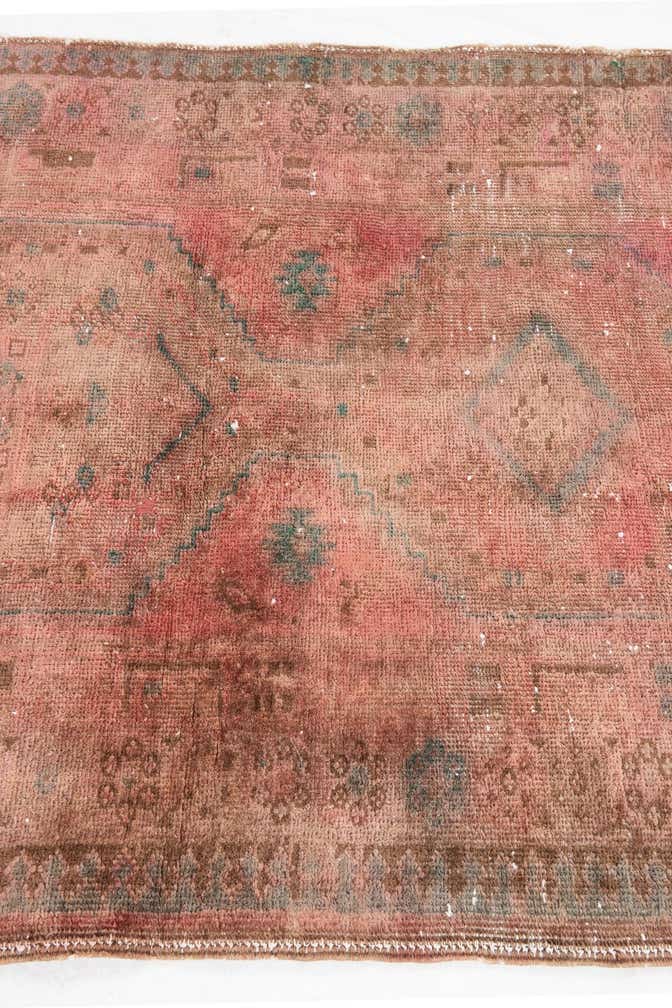 3' 2 x 9' 2 Hand Knotted Ultra Vintage Persian Wool Runner Rug