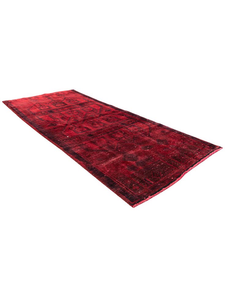 Detail image of 3' 2 x 7' 1  Hand Knotted Ultra Vintage Persian Wool Runner Rug