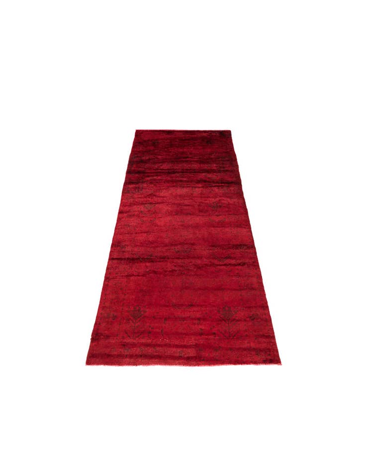 Detail image of 3' 6 x 8' 10 Hand Knotted Ultra Vintage Persian Wool Runner Rug