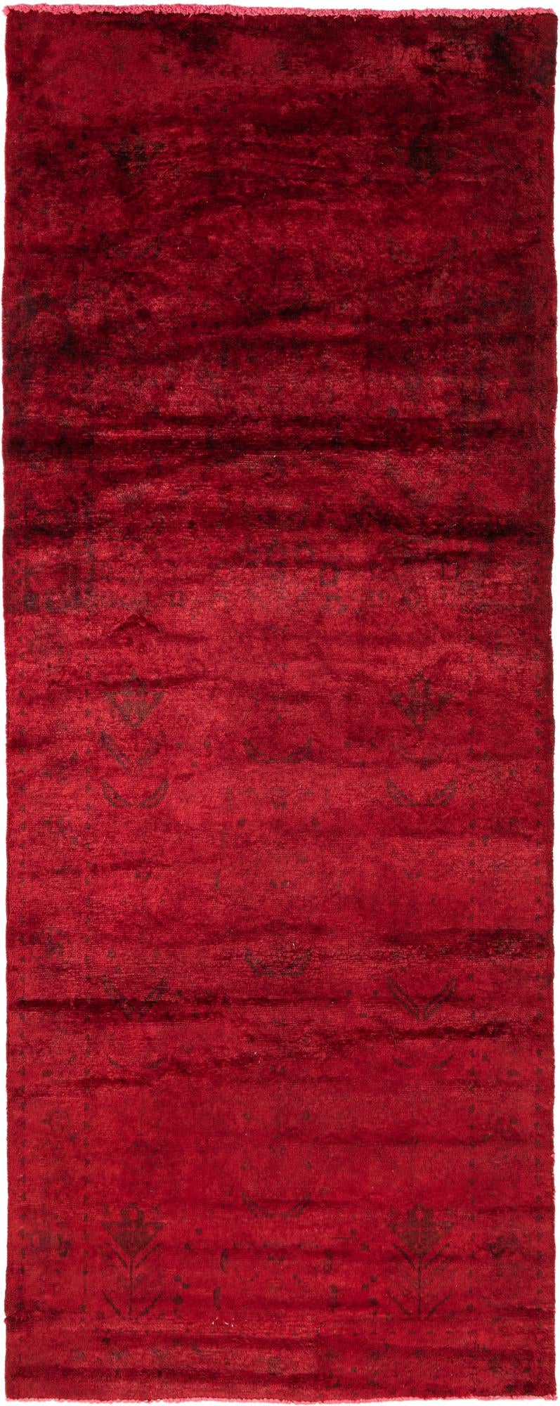 3' 6 x 8' 10 Hand Knotted Ultra Vintage Persian Wool Runner Rug