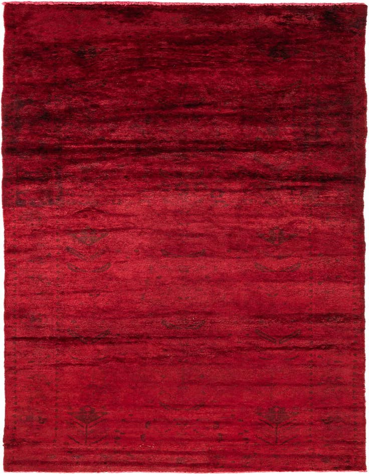 Detail image of 3' 6 x 8' 10 Hand Knotted Ultra Vintage Persian Wool Runner Rug