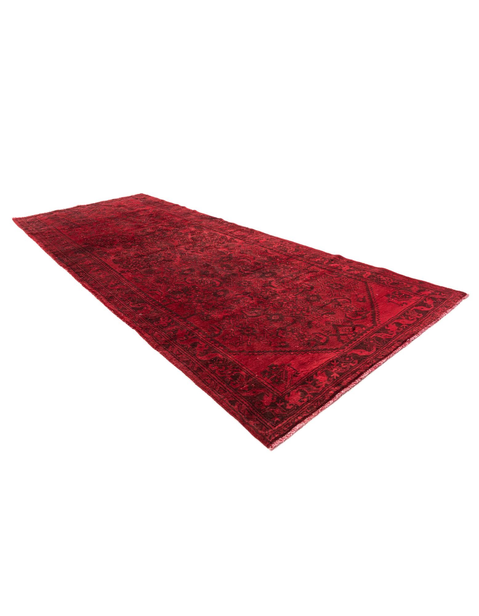3' 9 x 9' 5 Hand Knotted Ultra Vintage Persian Wool Runner Rug