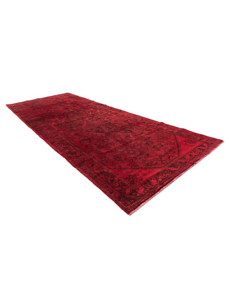 Detail image of 3' 9 x 9' 5  Hand Knotted Ultra Vintage Persian Wool Runner Rug