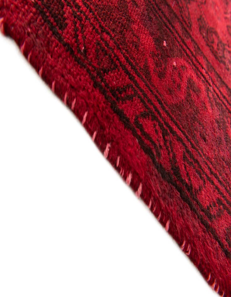 Detail image of 3' 9 x 9' 5  Hand Knotted Ultra Vintage Persian Wool Runner Rug