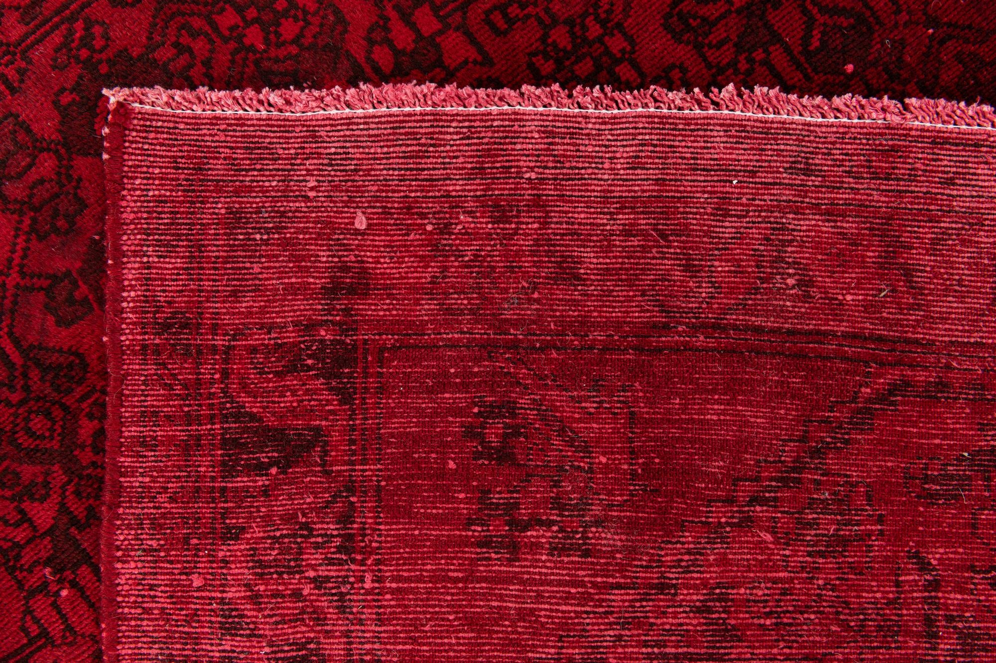 3' 9 x 9' 5 Hand Knotted Ultra Vintage Persian Wool Runner Rug