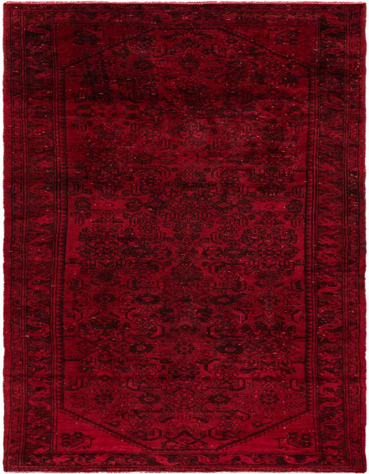 Detail image of 3' 9 x 9' 5 Hand Knotted Ultra Vintage Persian Wool Runner Rug
