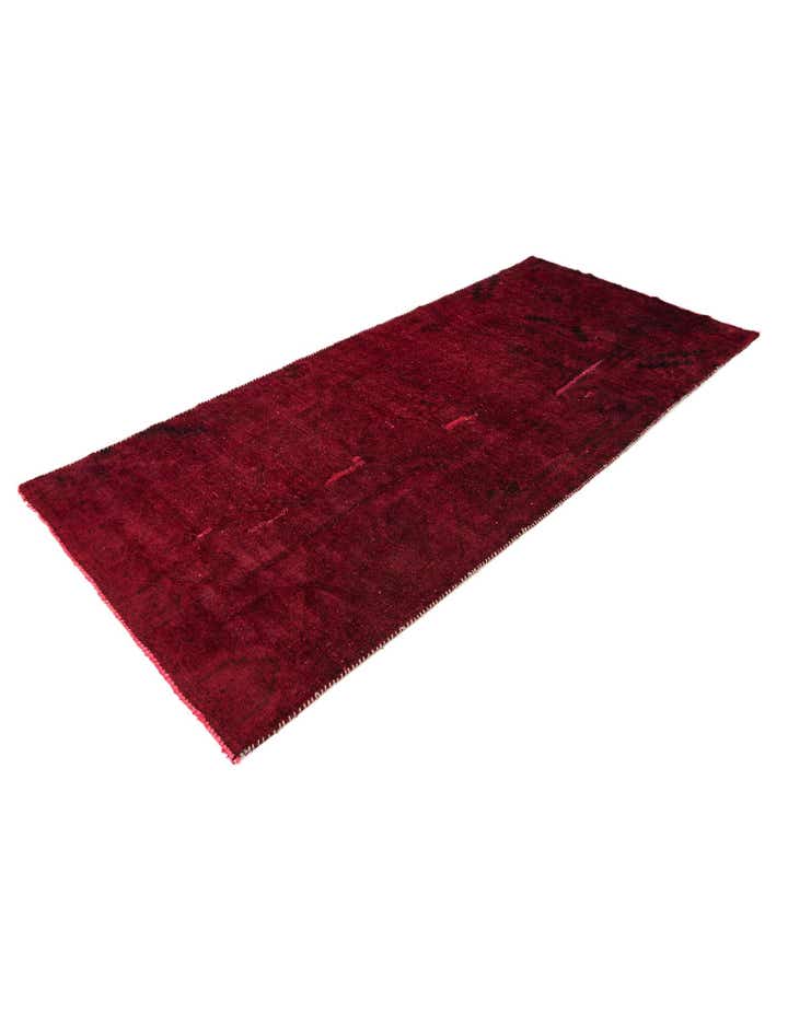 3' 9 x 8' 6 Hand Knotted Ultra Vintage Persian Wool Runner Rug