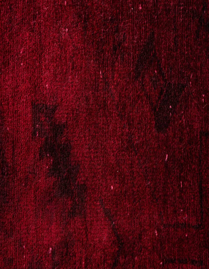 Detail image of 3' 9 x 8' 6  Hand Knotted Ultra Vintage Persian Wool Runner Rug