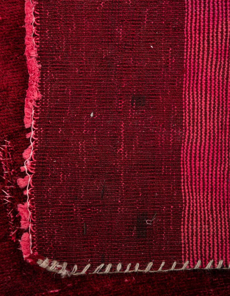 Detail image of 3' 9 x 8' 6  Hand Knotted Ultra Vintage Persian Wool Runner Rug