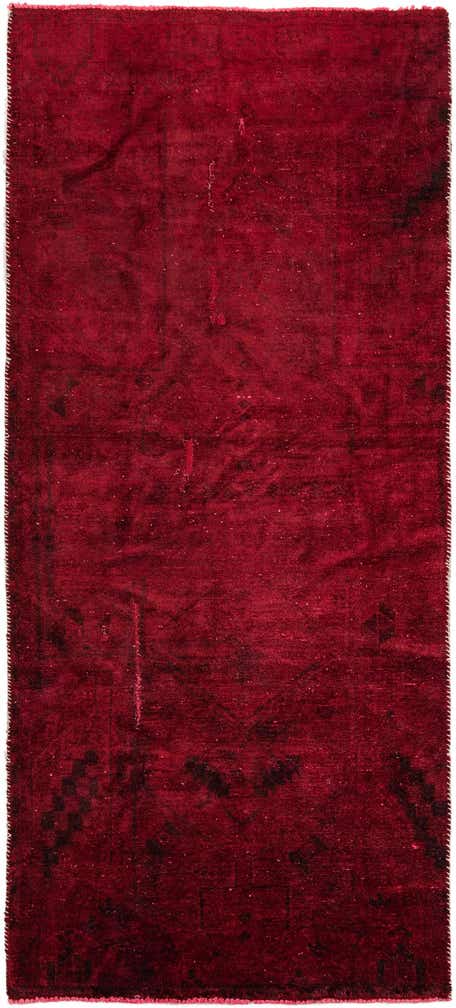 3' 9 x 8' 6 Hand Knotted Ultra Vintage Persian Wool Runner Rug