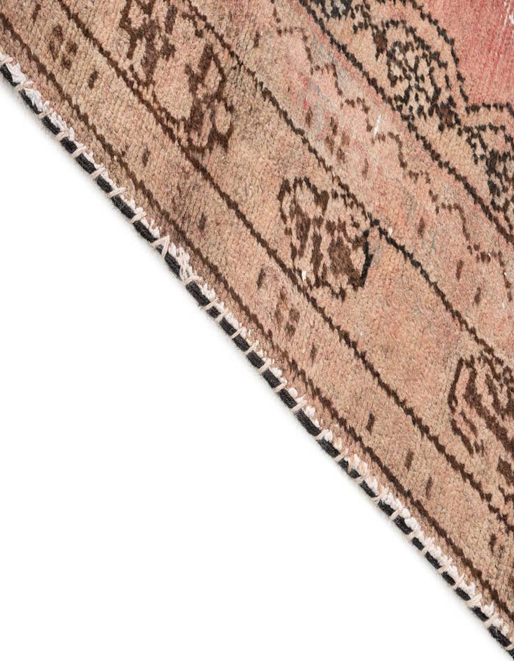 Detail image of 3' 4 x 10'  Hand Knotted Ultra Vintage Persian Wool Runner Rug