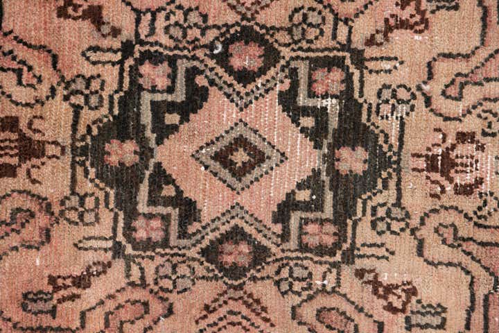 3' 4 x 10' Hand Knotted Ultra Vintage Persian Wool Runner Rug