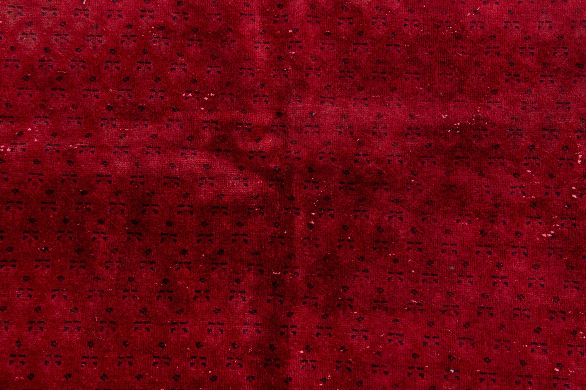 3' 9 x 9' 7 Hand Knotted Ultra Vintage Persian Wool Runner Rug