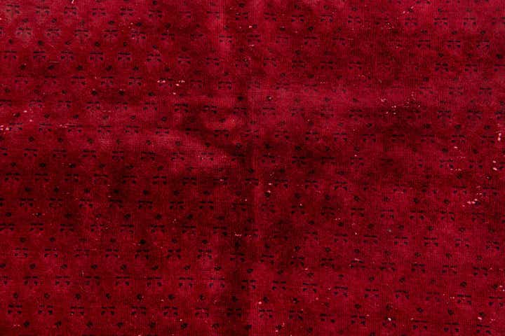 3' 9 x 9' 7 Hand Knotted Ultra Vintage Persian Wool Runner Rug