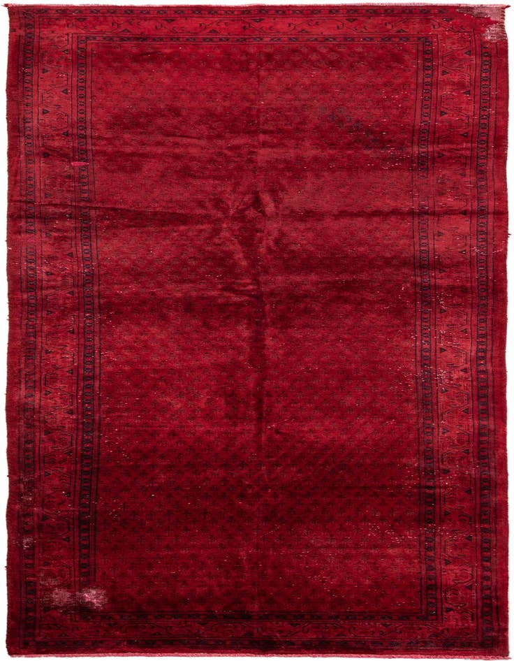 Detail image of 3' 9 x 9' 7 Hand Knotted Ultra Vintage Persian Wool Runner Rug