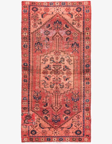 3' x 6' 4 Hand Knotted Ultra Vintage Persian Wool Runner Rug