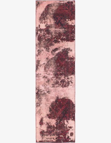 2' 6 x 9' 9 Hand Knotted Ultra Vintage Persian Wool Runner Rug