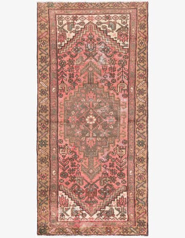 3' x 6' 2 Hand Knotted Ultra Vintage Persian Wool Runner Rug