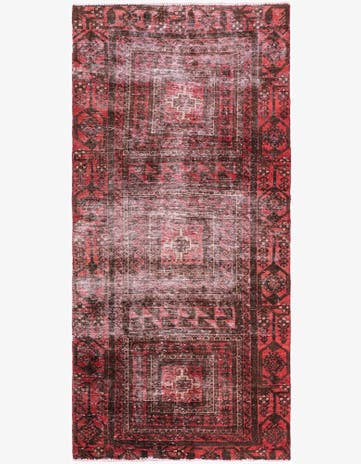 3' x 6' 4 Hand Knotted Ultra Vintage Persian Wool Runner Rug