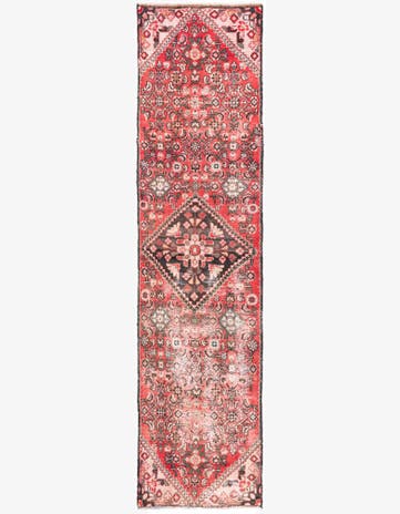 2' 4 x 9' Hand Knotted Ultra Vintage Persian Wool Runner Rug