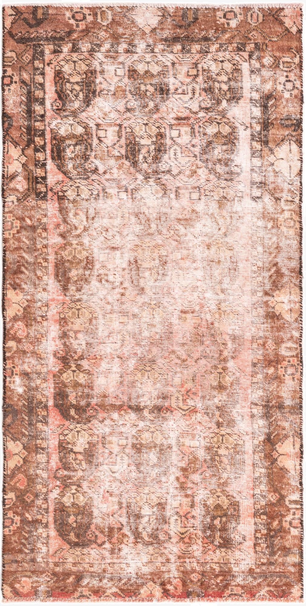 3' x 5' 10  Hand Knotted Ultra Vintage Persian Wool Runner Rug