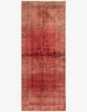 2' 10 x 7' 3 Hand Knotted Ultra Vintage Persian Wool Runner Rug