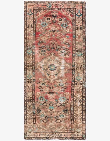 2' 9 x 7' 1 Hand Knotted Ultra Vintage Persian Wool Runner Rug