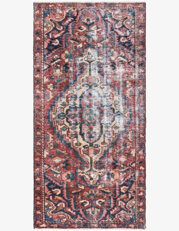 3' x 6' Hand Knotted Ultra Vintage Persian Wool Runner Rug