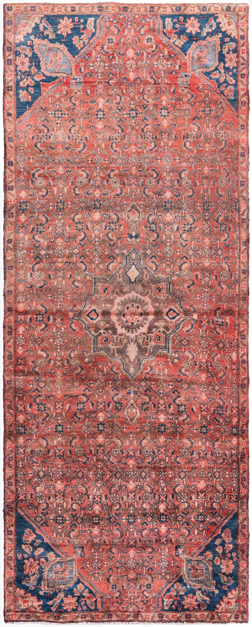 Primary image 3' 9 x 10'  Hand Knotted Ultra Vintage Persian Wool Runner Rug