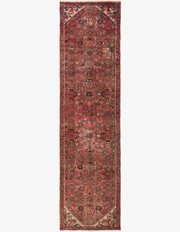 2' 5 x 8' 6 Hand Knotted Ultra Vintage Persian Wool Runner Rug