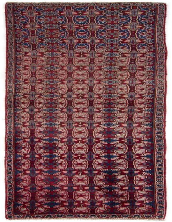Detail image of 2' 5 x 8' 11 Hand Knotted Veramin Persian Runner Rug