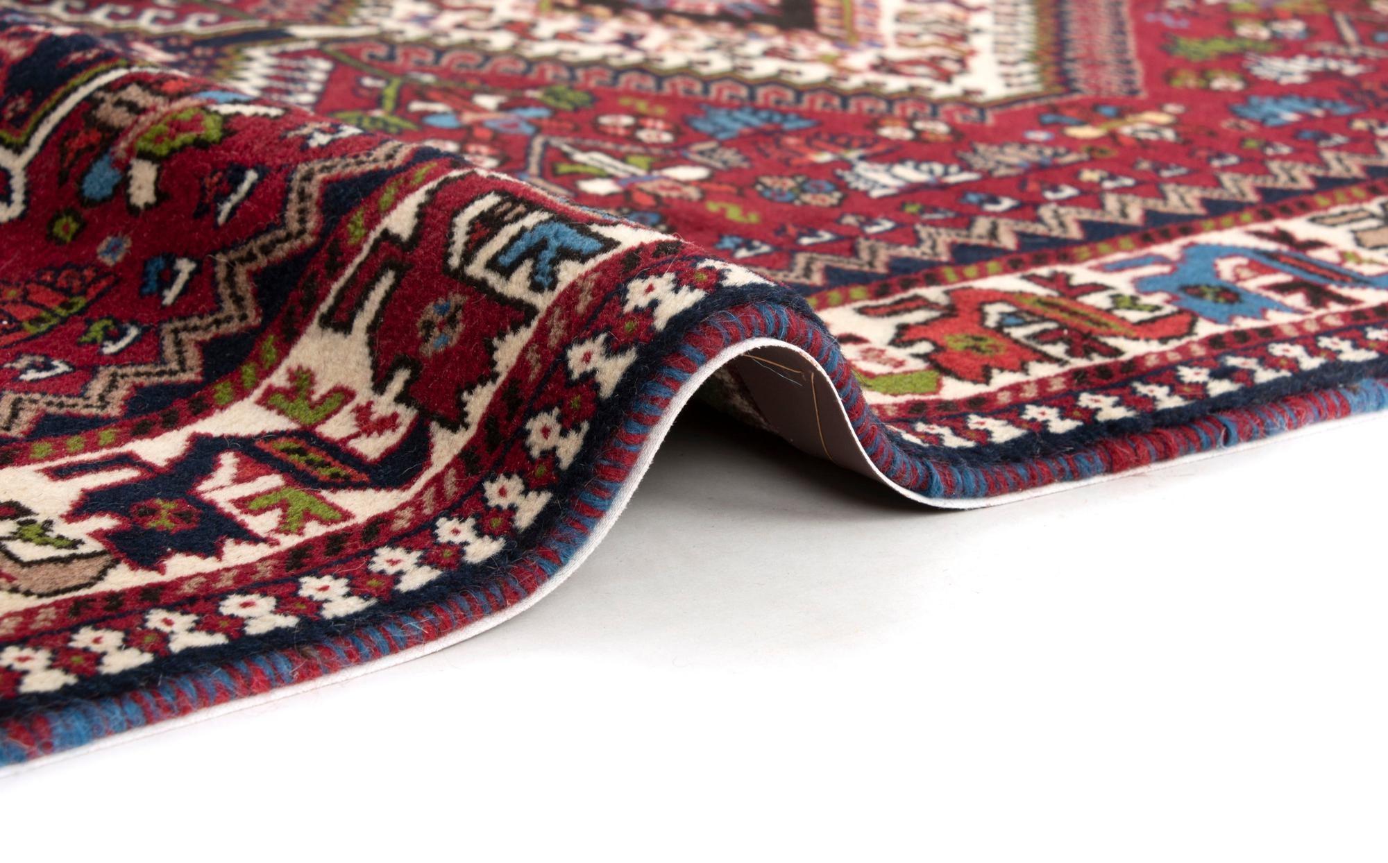 90cm x 290cm anudado a mano Yalameh Alfombra Persa Lana Pasillera