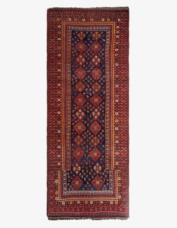 5' x 12' 6 Yalameh Wool Runner Rug