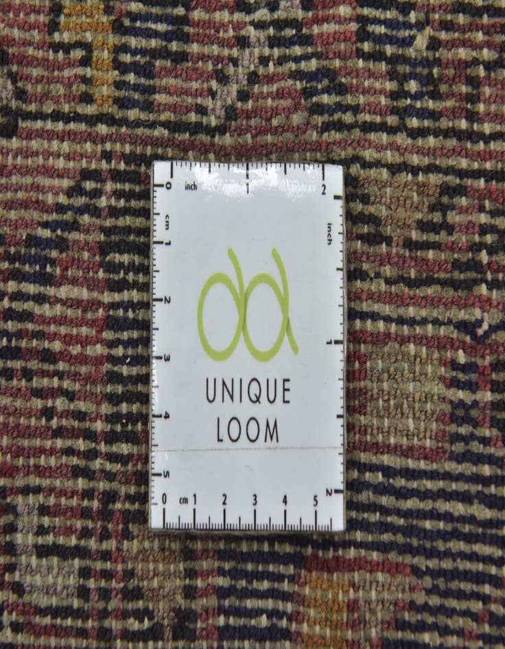 Detail image of 3' 6 x 9' 3 Hand Knotted Zanjan Persian Wool Runner Rug